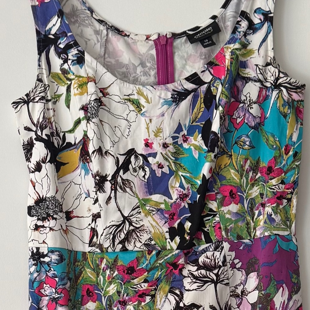 Colorful Floral Dress - Picture 3 of 5